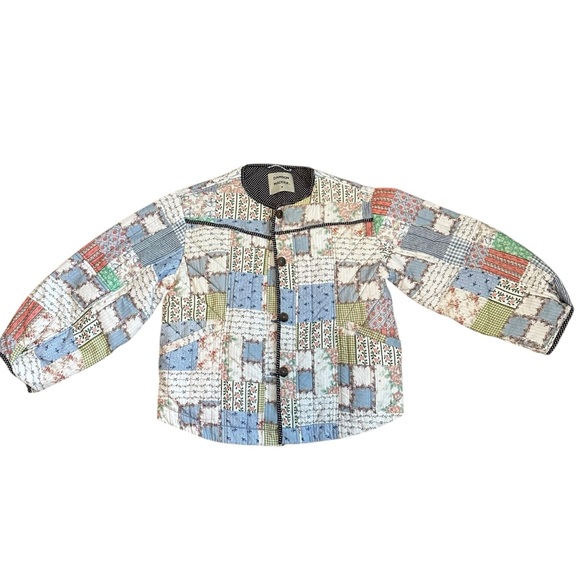 Damson Madder Macy Patchwork Quilted Jacket - Picture 4 of 17